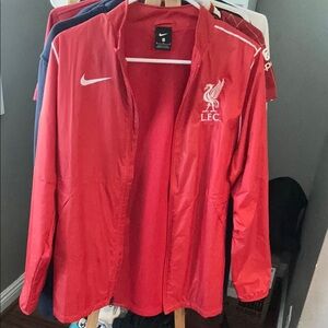 Nike Red Liverpool FC Windbreaker